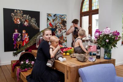 Sala Lieber in ihres Ausstellung
