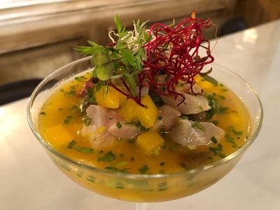 Optisch wie geschmacklich ein Highlight ist das Ceviche im mallorquinischen Hotel Cort