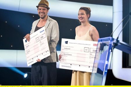 Carlo Jelavic erhält den Förderpreis Kamera und Maxine Goedicke den Förderpreis Schnitt