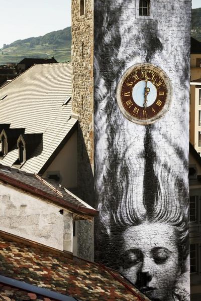 Ausstellung JR UNFRAMED Vevey