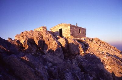 Der Gipfelbereich des Athos und die Gipfelkapelle