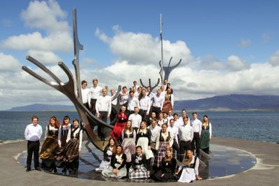 Hamrahliarkorinn Reykjavik geben ein Lunchkonzert in Aachen