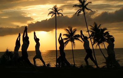 Yoga am Strand