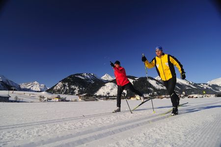 Reisen Tannheimer Tal optimale Langlaufbedingungen für den klassischen Stil