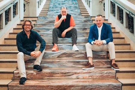 Dirk Geuer, Stephan Kaluza und Uwe Schmitz im Andreas Quartier