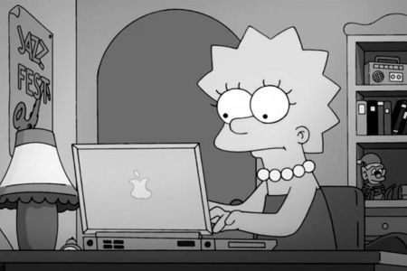 Selbst bei den Simpsons geht es nicht ohne einen Mac