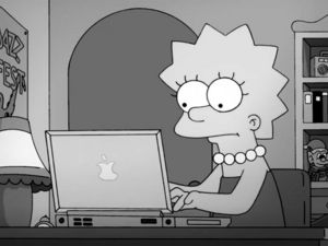 Selbst bei den Simpsons geht es nicht ohne einen Mac Selbst bei den Simpsons geht es nicht ohne einen Mac
