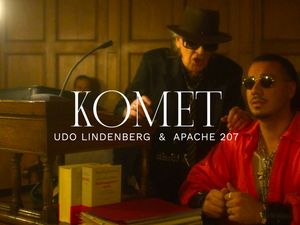 Seit mehr als 50 Jahren ist Udo Lindenberg im Musikgeschäft, aber erst jetzt - und mit dem 50 Jahre jüngeren Rapper Apache 207 - gelingt ihm in Deutschland ein Nummer-eins-Hit Seit mehr als 50 Jahren ist Udo Lindenberg im Musikgeschäft, aber erst jetzt - und mit dem 50 Jahre jüngeren Rapper Apache 207 - gelingt ihm in Deutschland ein Nummer-eins-Hit