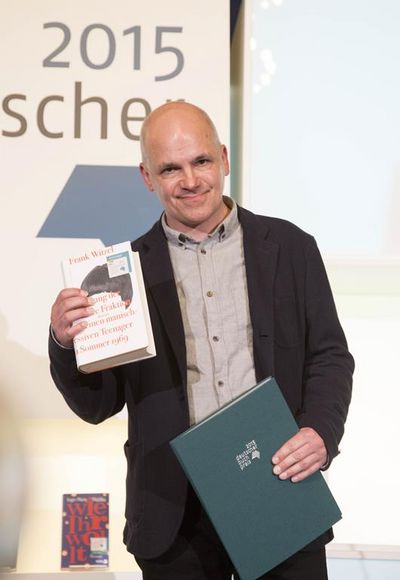 Frank Witzel erhaelt den Deutschen Buchpreis 2015