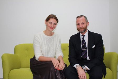 Inna Thomas, Leiterin des Fashion Design Instituts mit Patrick De Muynck
