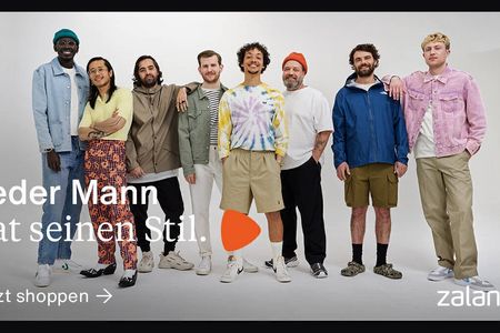 Zalando bewirbt sein Männer-Sortiment