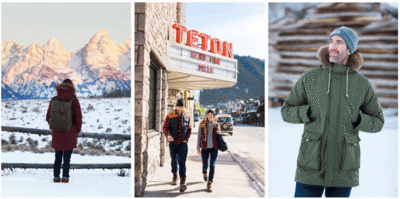 Neben der Originalweste zeigt das Label noch die Parka-Modelle Teton und setzt mit dem Anorak der Linie Jackson ein sportives Statement