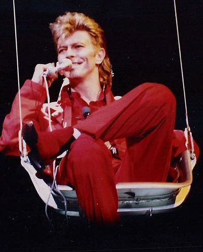 David Bowie, Rock am Ring 1987, Foto: Elmar J. Lordemann, Wikipedia