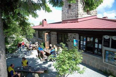Radfahrer Asenturm Ochsenkopf Fichtelgebirge