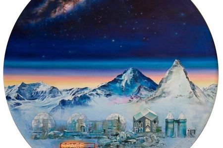 Terraforming, 2020, 70 x 70 cm, oil on canvas