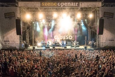 Konzertatmosphaere beim Szene Openair 2012 mit Clueso