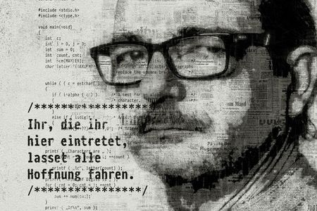 Das Foto  zeigt den Schauspieler Sven Seeburg, der Mitglied im INF2erno Ensemble ist