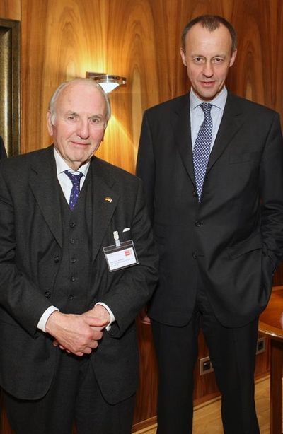 Dieter L. Schmidt und Friedrich Merz