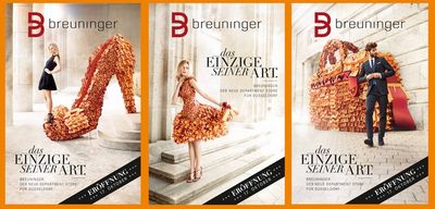 Duesseldorf, wir sind da, Extra zur großen Eroeffnung ihres neuen Flagship-Stores hat Breuninger diese ganz besondere Kampagne geshootet.