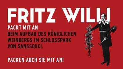 Essen und Trinken Wiederaufbau Weinberg