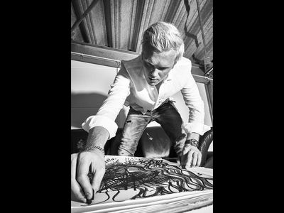 Nach der Kunst-Show auf Ibiza und Nacht der Naechte mit Wladimir Klitschko stellt Leon-Loewentraut nun in Palma de Mallorca aus
