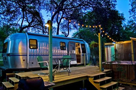 Der Dixie Daisy Airstream perfekt fuer Gaeste, die wirklich abschalten wollen
