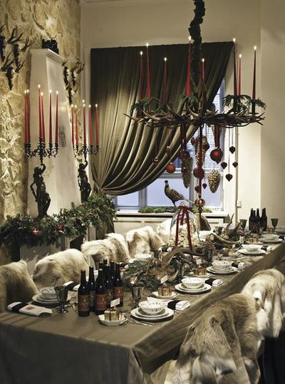 Buch Weihnachtstische Royal Copenhagen rot gruen