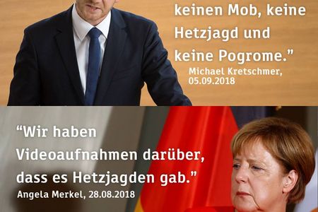 Verfassungsschutz-Chef Maaßen läßt eine Bombe platzen, gezielte Falschinformation wurden nach seiner Meinung verbreitet.