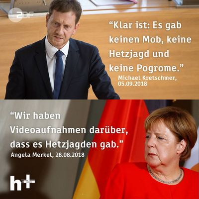 Verfassungsschutz-Chef Maaßen läßt eine Bombe platzen, gezielte Falschinformation wurden nach seiner Meinung verbreitet.
