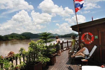 Reisen Landschaftspanorama Mekong