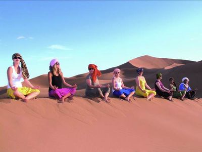 Himmel und Sand soweit das Auge reicht in Marokko beim oesterreichischen Spezialveranstalter Indigourlaub spielt die Natur eine Hauptrolle