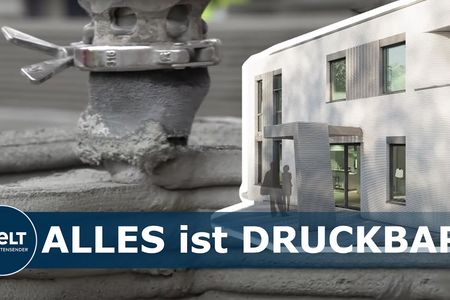 In Zukunft werden ganze Häuser mit 3D-Druckern gebaut