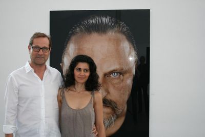 Michael Horbach mit seiner Lebensgefaehrtin Pari Moradi