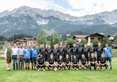 Trainingslager vor Bergkulisse, in Scheffau in Tirol bereiten sich die Fußballprofis von Arminia Bielefeld auf die Bundesligasaison 2019/20 vor