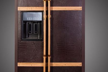 Essen und Trinken KitchenAid Kuehlschrank Nappaleder