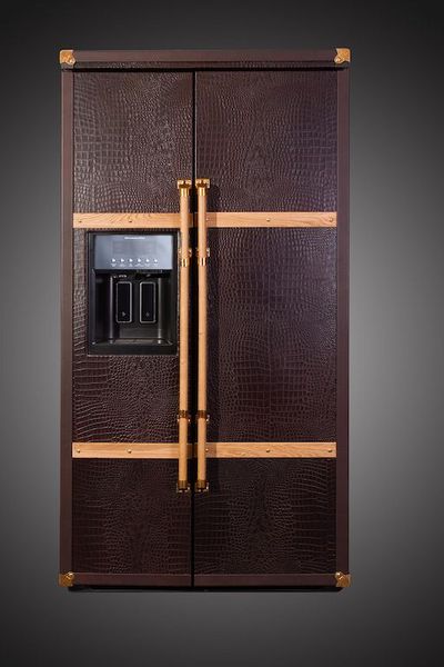 Essen und Trinken KitchenAid Kuehlschrank Nappaleder