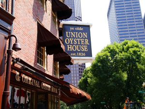 Im Union Oyster House speiste auch schon Präsident John F. Kennedy Im Union Oyster House speiste auch schon Präsident John F. Kennedy