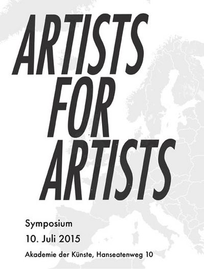 Symposium Artists for Artists in Berlin