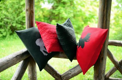 Kuschelkissen mit Elchmotiv