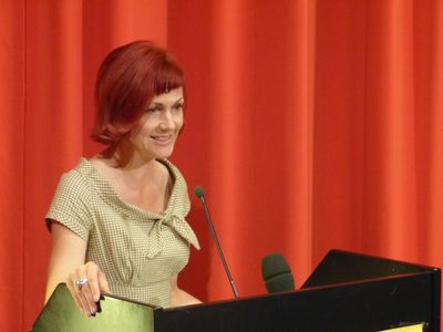 Petra Kappler während der Presiverleihung