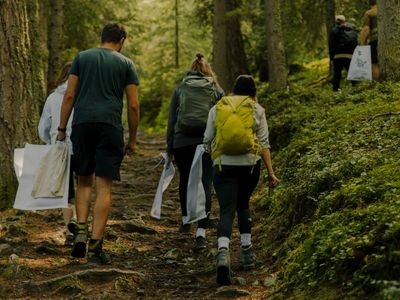 Aufräumaktion: Bei den Cleanup-Days sorgen Wanderer für müllfreie Berglandschaften