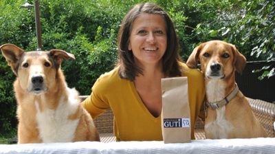 Andrea Waldherr mit Hunden