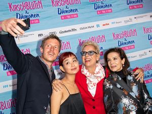 Die Hauptdarsteller Golo Euler und Aya Irizuki feierten mit Doris Doerrie die Premiere von KIRSCHBLÜTEN und DAEMONEN in Muenchen Die Hauptdarsteller Golo Euler und Aya Irizuki feierten mit Doris Doerrie die Premiere von KIRSCHBLÜTEN und DAEMONEN in Muenchen