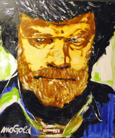 Reinhold Messner gemalt von Rainer Magold Reinhold Messner gemalt von Rainer Magold