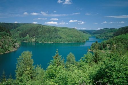 Koedeltalsperre bei Nordhalben Radtour