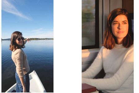 Das Model Marie Nasemann betreibt fuer die Deutsche Bahn sozialfolkloristische Augenwischerei