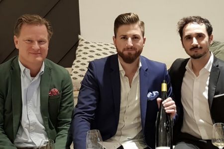 Marco van der Meer, Björn Bittner und Paolo Anania