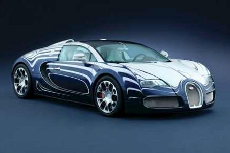 Bugatti mit Porzellan-Elementen der KPM Berlin ausgestattet