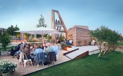 Essen und Trinken Laube Liebe Hoffnung Terrasse