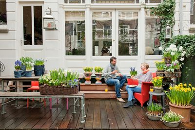 Stil Zwiebelblueher Balkon